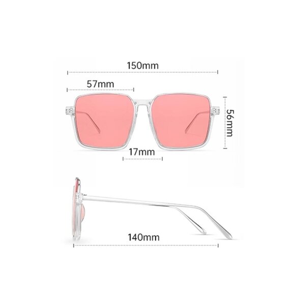Brown Large Frame Sunglasses Square Anti-Ultraviolet Sunglasses main image 5